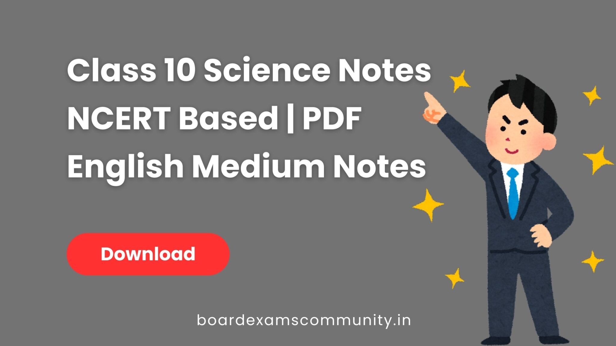 Class 10 Science Notes PDF Download | Class 10 Science Chapter Wise ...